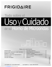 Frigidaire FGMV173KW - Gallery Series Microwave Uso Y Cuidado