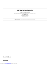 KitchenAid UMC5165AS Use And Care Manual