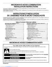 Whirlpool  YGMH6185XVB Installation Instructions Manual