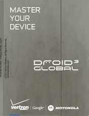 Motorola DROID 3 Global Master Manual