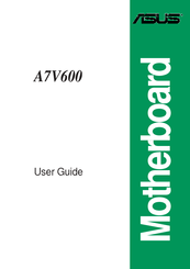 Asus A7V600 User Manual