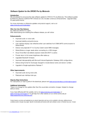 Motorola DROID PRO Software Update