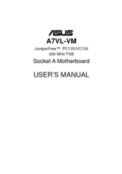Asus A7VL-VM User Manual