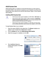 Asus Express Gate User Manual