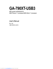 Gigabyte GA-790XT-USB3 User Manual