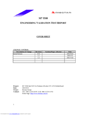 Biostar M7TDB Datasheet