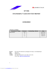 Biostar M7TDE Datasheet