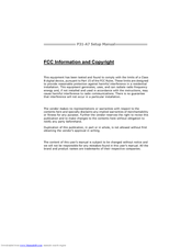 Biostar P31-A7 Setup Manual