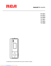 RCA TH1801
TH1802 Manual De Usuario