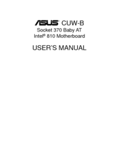 Asus CUW-B User Manual