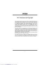 Biostar P4TDH Setup Manual