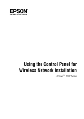 Epson C11CA29201-O 800 Network Installation Manual