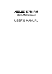 Asus K7M-RM User Manual