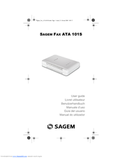 Sagem FAX ATA 101S User Manual