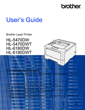 Brother Hl 5470dw Manuals Manualslib