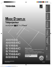 Toshiba 46H84C Mode D'emploi