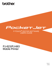 Brother PJ623 PocketJet 6 Plus Print Engine User Manual
