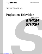 Toshiba 51HX84 Service Manual