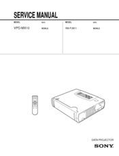 Sony VPD-MX10 Service Manual