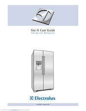 Electrolux EW23CS65GB - 22.5 cu. Ft Use And Care Manual