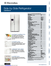 Electrolux EI26SS55GW - 25.9 cu. Ft. Refrigerator Specifications