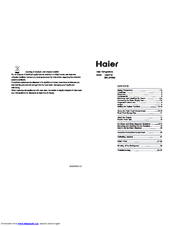 Haier HB21FW User Manual