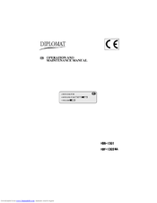 Diplomat HBR-1301 Operating And Maintenance Manual
