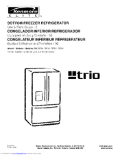 Kenmore 7973 - Elite 21.0 cu. Ft. Bottom-Freezer Refrigerator Use And Care Manual