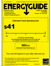 GE ENERGY STAR GTH18HBB Energy Manual
