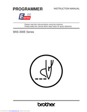 Brother BAS-300E Series Instruction Manual