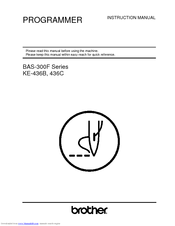 Brother BAS-300F Series Instruction Manual
