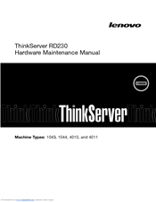 Lenovo ThinkServer RD230  4010 Hardware Maintenance Manual