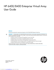 HP StorageWorks 6400 User Manual