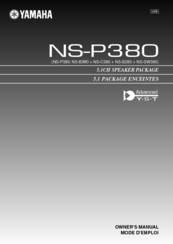 Yamaha NS-C380 Owner's Manual