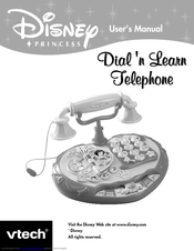 Vtech Disney Princess Dial 'n Learn Telephone User Manual