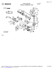 Bosch 1365 Manuals ManualsLib