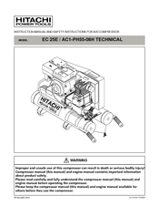 Hitachi AC1-PH55-08H Instruction Manual