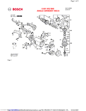 Bosch 1893 6 9 Large Angle Grinder Manuals ManualsLib