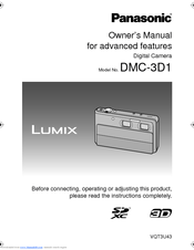 Panasonic Lumix DMC-3D1 Owner's Manual