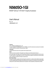Gigabyte GV-N450D3-1GI User Manual