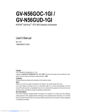 Gigabyte GV-N560UD-1GI 2.0 User Manual