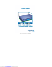 TRENDnet TEW-231BRP User Manual