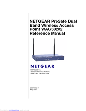 Netgear WAG302v2 - ProSafe Dual Band Wireless Access Point Reference Manual