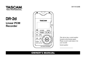 TEAC DR-2d Owner's Manual