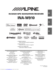 Alpine INA-W910 Mode D'emploi
