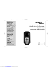 Hamilton Beach 42117 Use & Care Manual