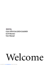 BenQ G2412HD User Manual