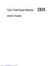 IBM T221 User Manual