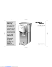 Hamilton Beach BrewStation 47700 Use & Care Manual