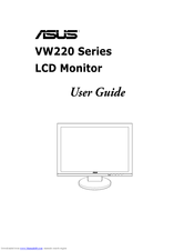 Asus VW220TE User Manual